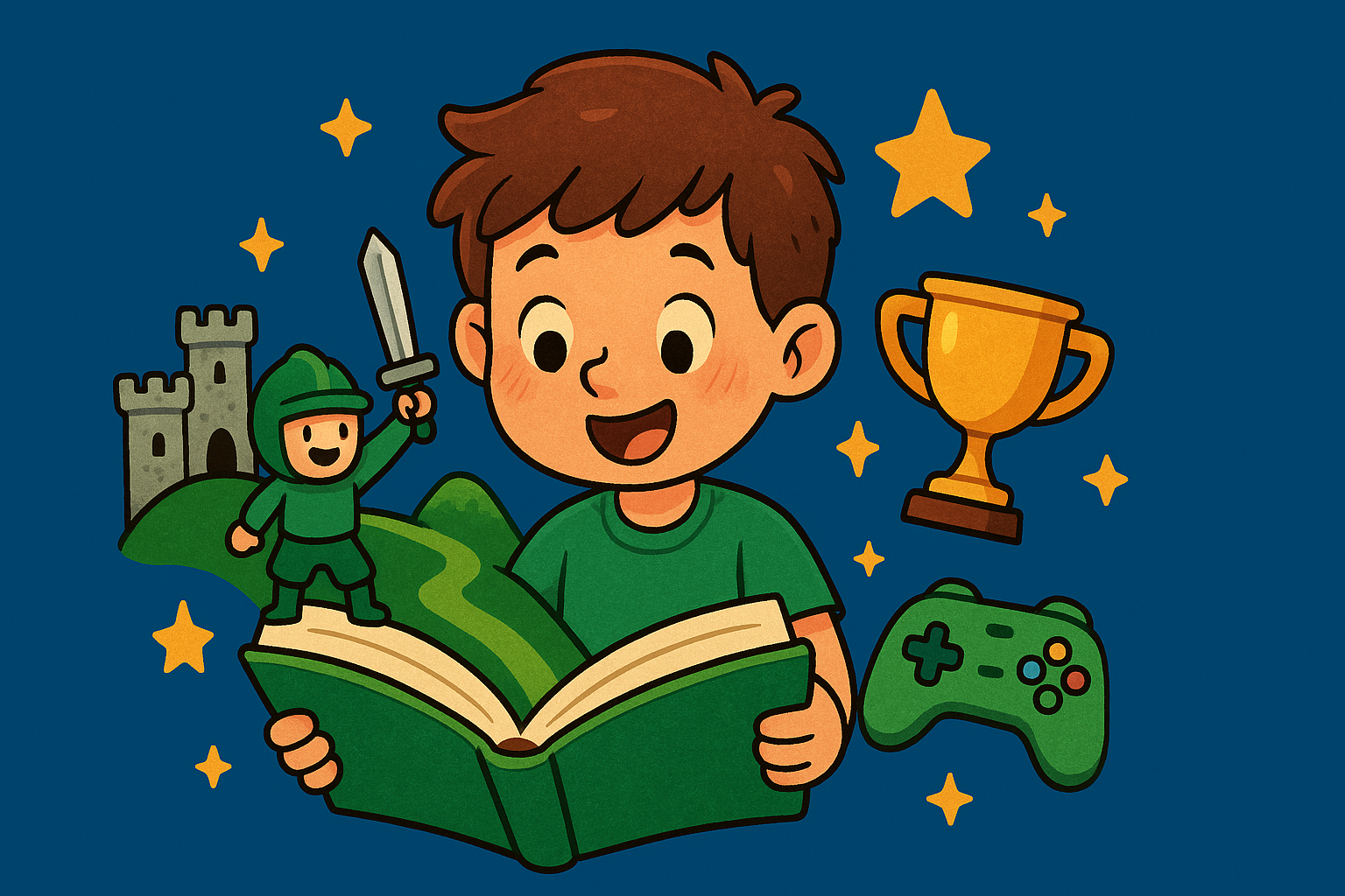 Gamified Reading - reading games for children